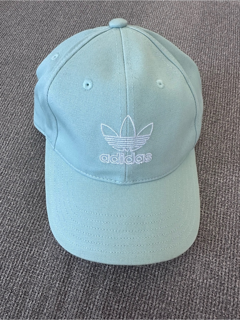 adidas Trefoil Pastel Aqua Baseball Cap